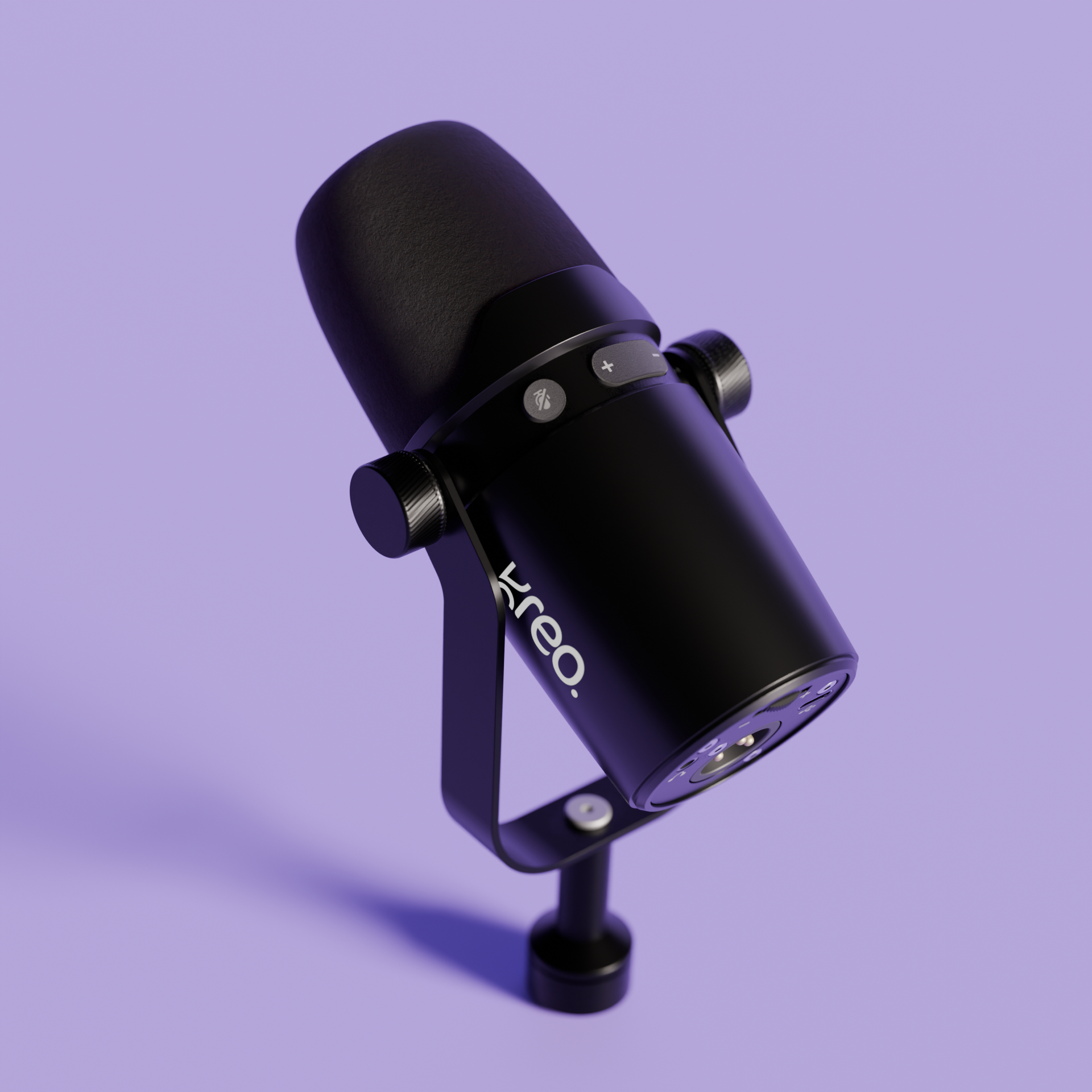 Kast Black Dynamic Mic + Rod Pro Boom Arm Combo