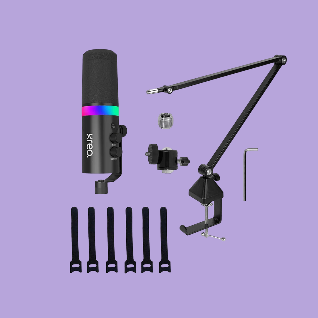 Sonik Gaming Mic + Rod Pro Boom Arm Combo