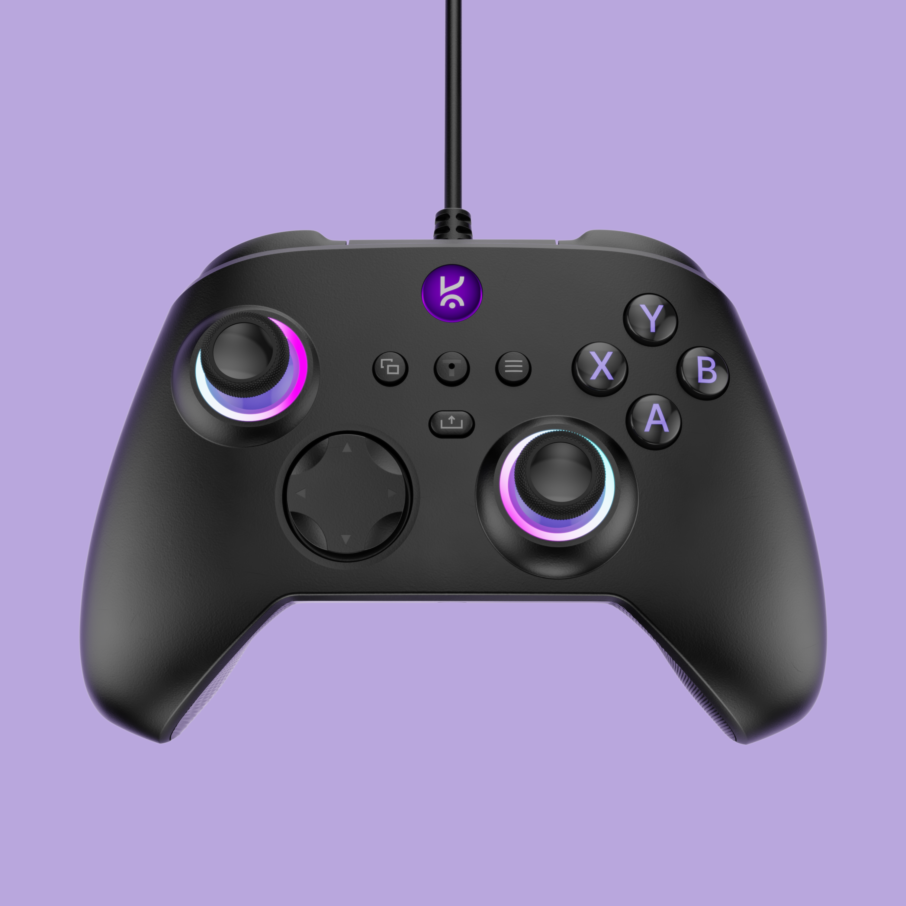 Surge Lite Black Premium RGB Wired Gaming Controller