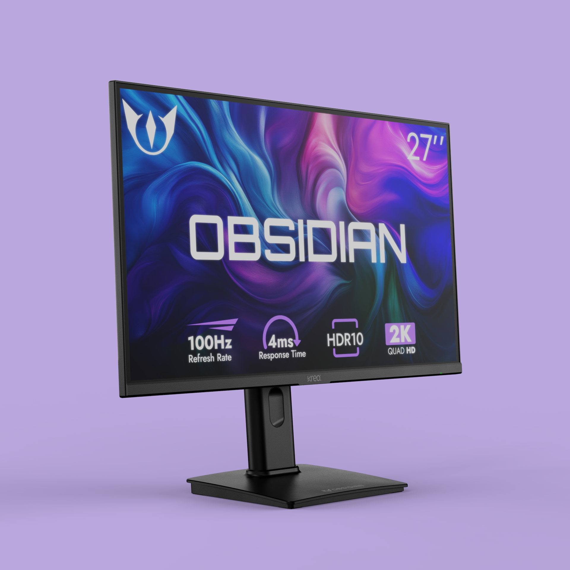 Obsidian 27" 100Hz 2K 1440p QHD IPS Monitor