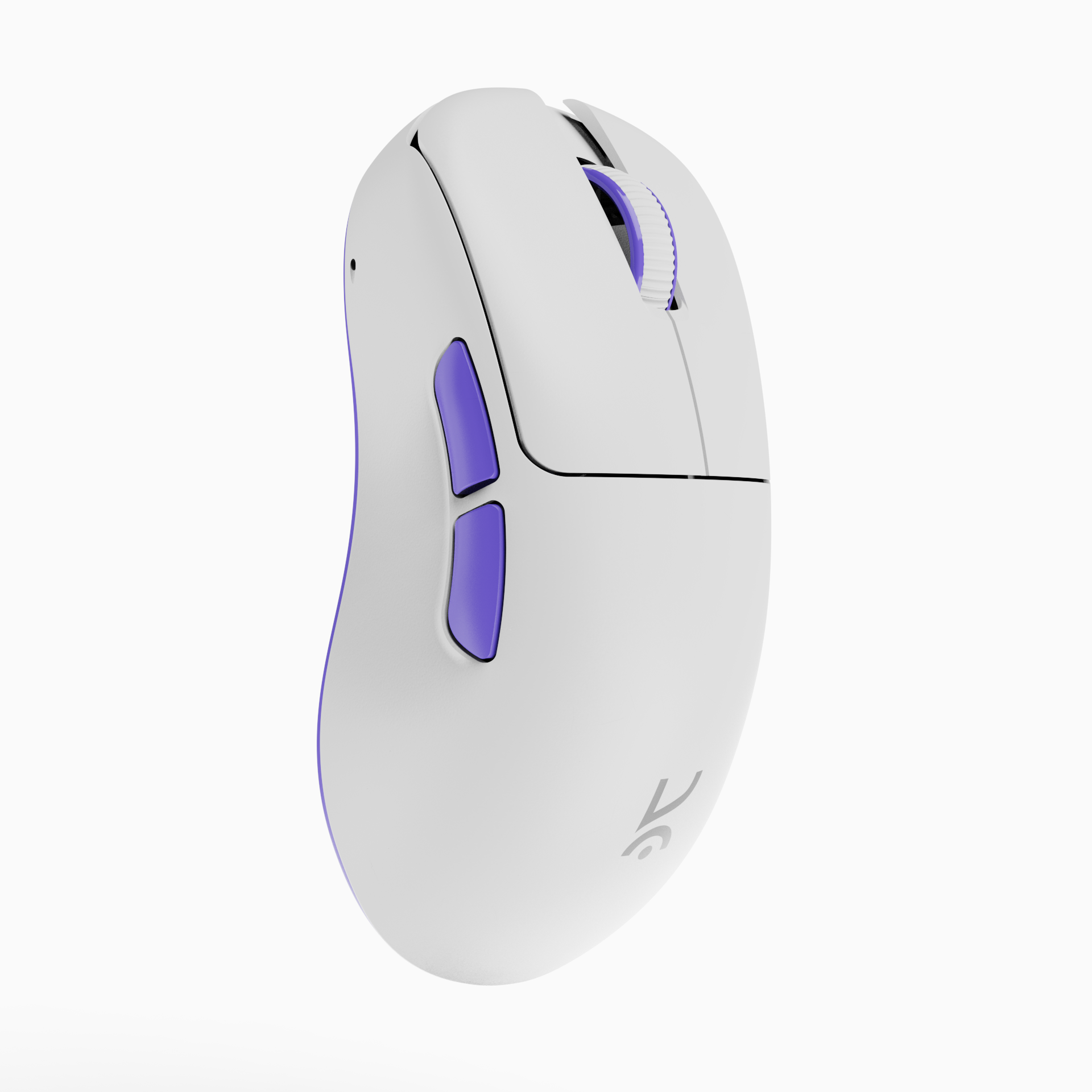 Anzu V2 White Ultralight Ergonomic Wireless Gaming Mouse