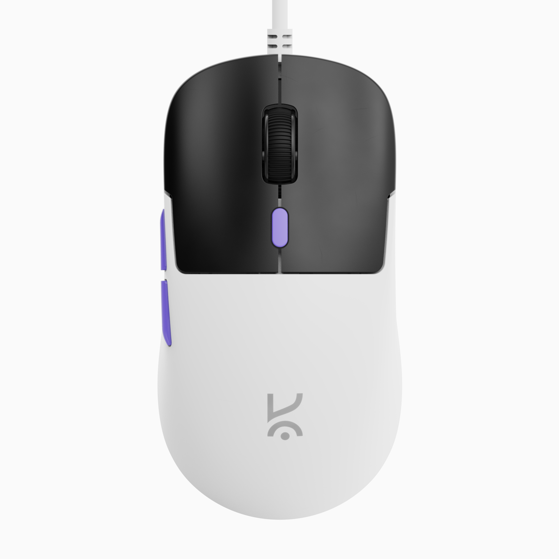 Harpy White Light Weight RGB Gaming Mouse