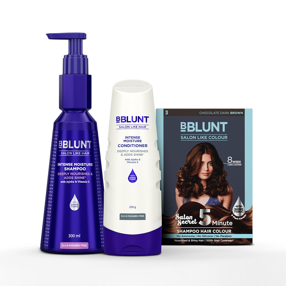5 Min Choco Color Shampoo + Intense Moisture Combo