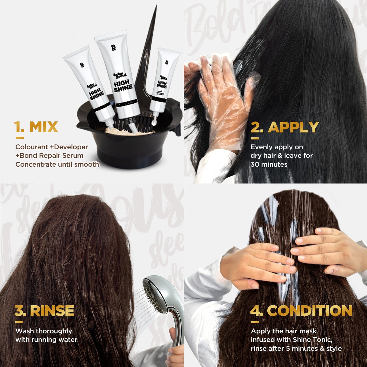 High Shine Conditioning Hair Colour - Coffee Natural Brown (Shade 4.31)