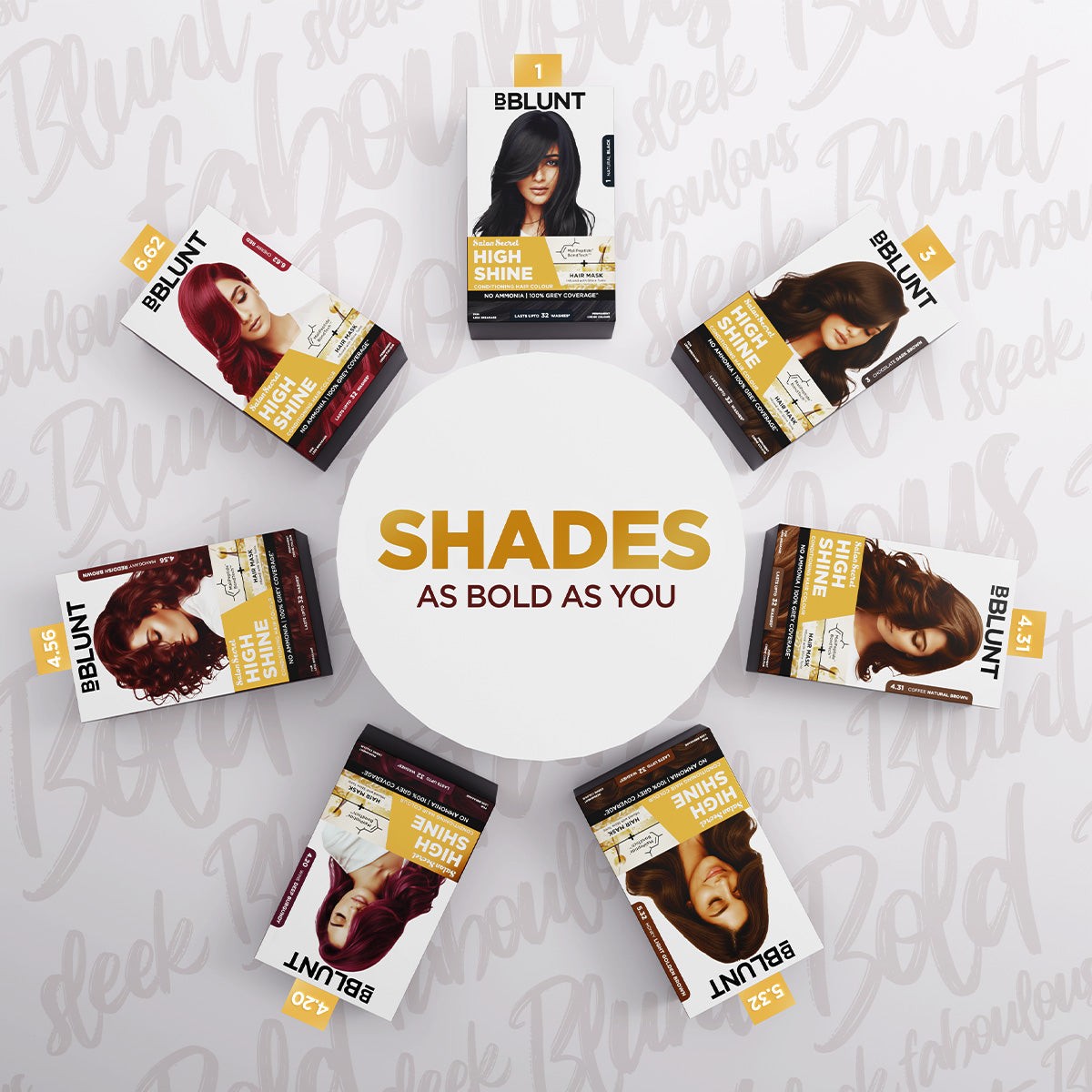 High Shine Conditioning Hair Colour - Mahogany Reddish Brown (Shade 4.56)