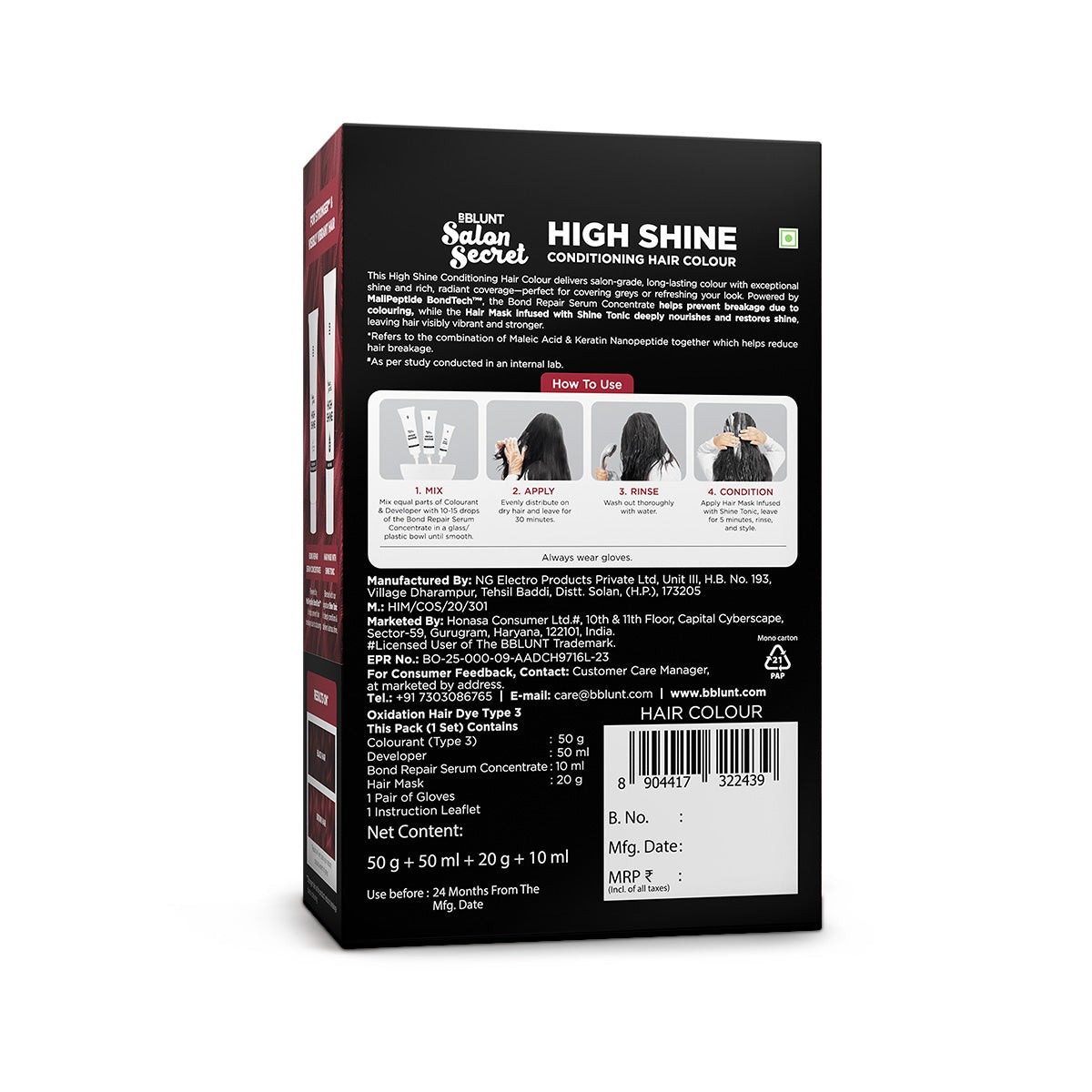 High Shine Conditioning Hair Colour - Cherry Red (Shade 6.62)